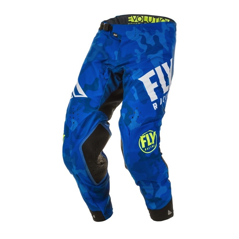 Motokros hlače FLY Racing Evolution modre in bele barve