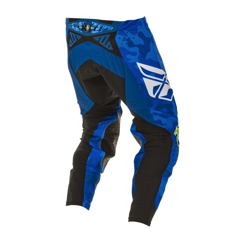 Motokros hlače FLY Racing Evolution modre in bele barve