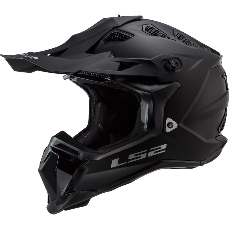 Motokros čelada LS2 MX470 Subverter Noir črna mat