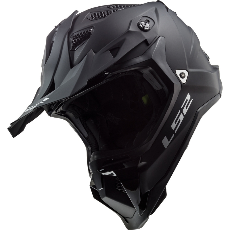 Motokros čelada LS2 MX470 Subverter Noir črna mat