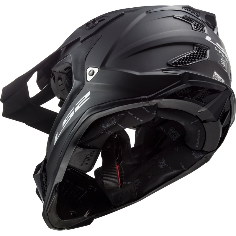 Motokros čelada LS2 MX470 Subverter Noir črna mat