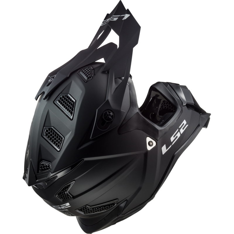 Motokros čelada LS2 MX470 Subverter Noir črna mat