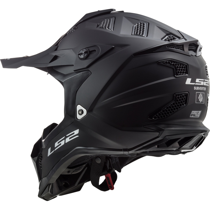 Motokros čelada LS2 MX470 Subverter Noir črna mat