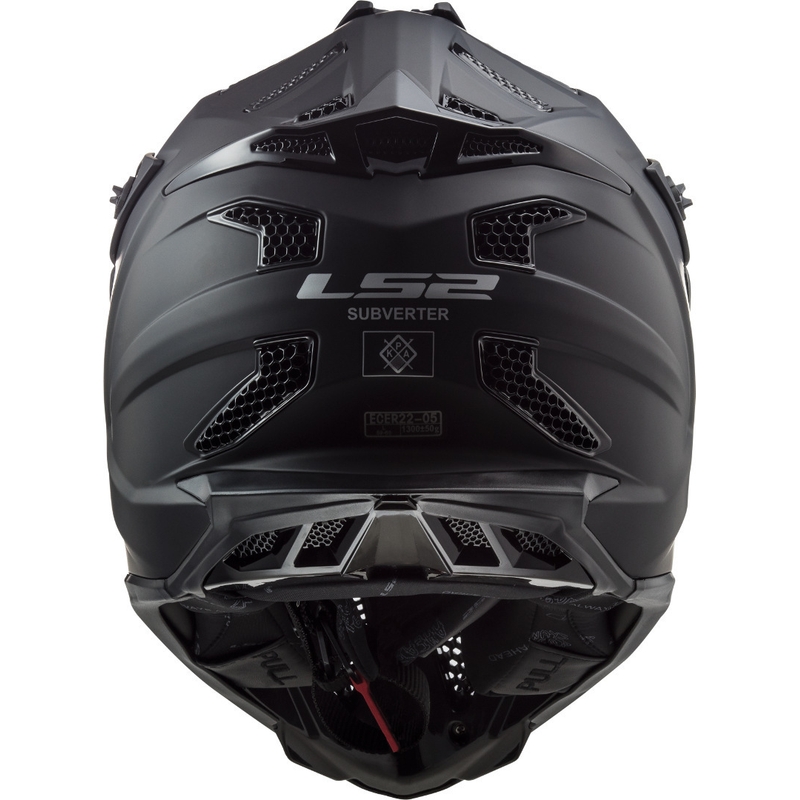 Motokros čelada LS2 MX470 Subverter Noir črna mat