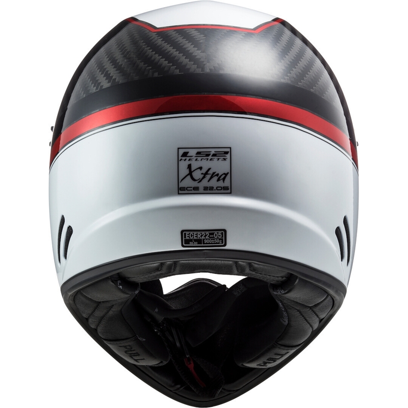 Motokros čelada LS2 MX471 Xtra Yard belo-črno-rdeča