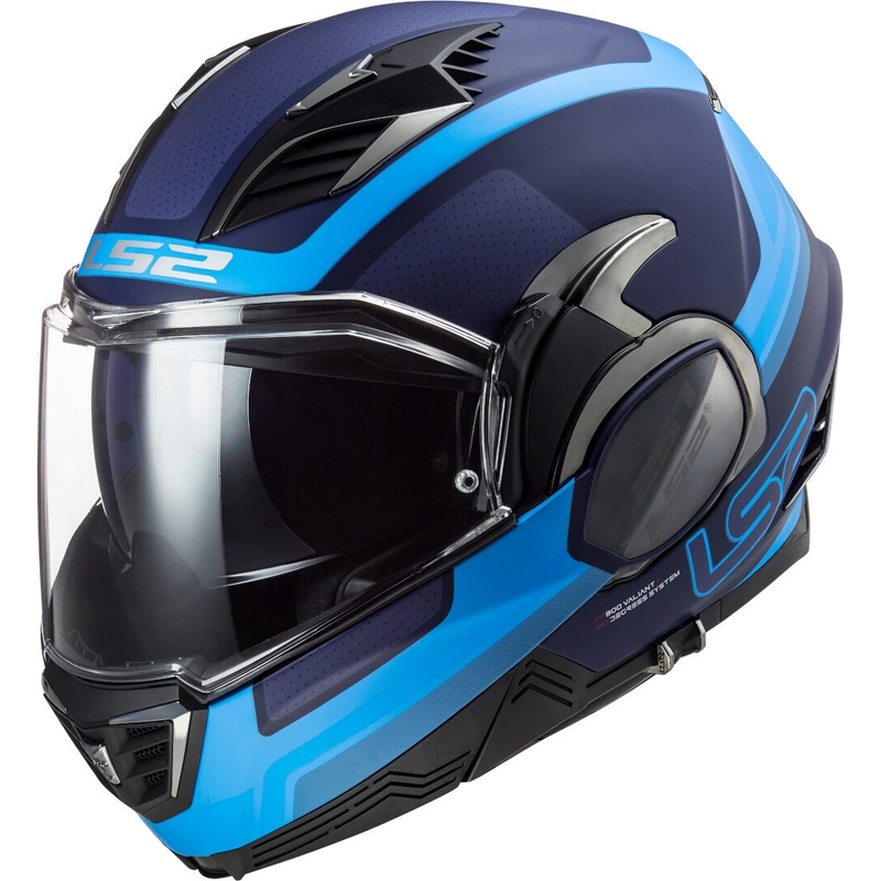 LS2 FF900 Valiant II Orbit modra zložljiva motoristična čelada