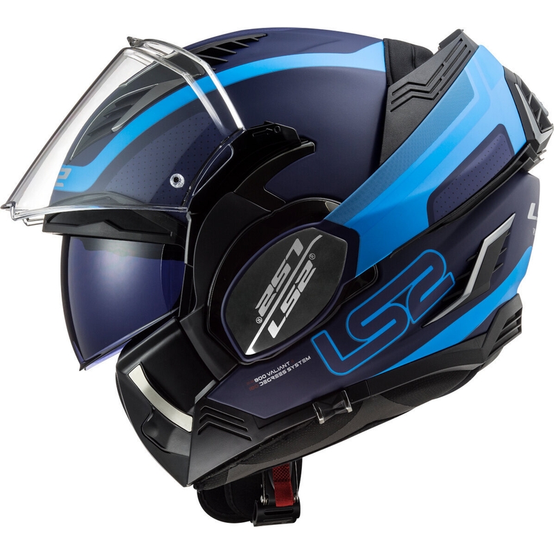 LS2 FF900 Valiant II Orbit modra zložljiva motoristična čelada