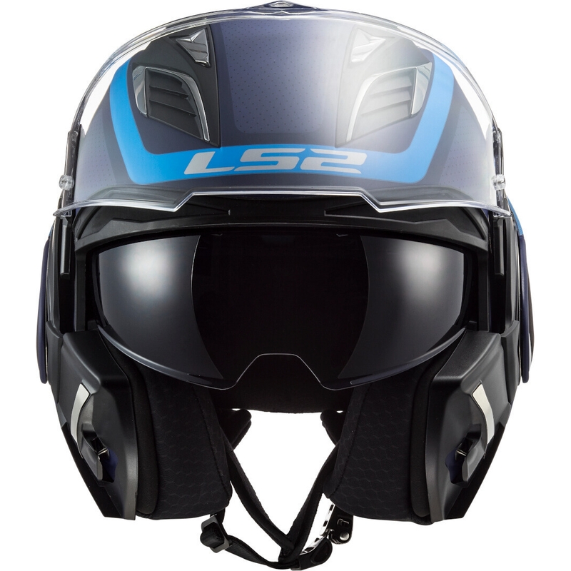 LS2 FF900 Valiant II Orbit modra zložljiva motoristična čelada
