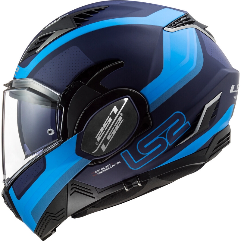 LS2 FF900 Valiant II Orbit modra zložljiva motoristična čelada