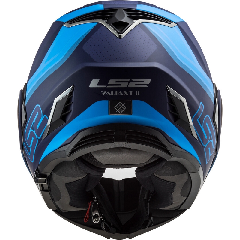 LS2 FF900 Valiant II Orbit modra zložljiva motoristična čelada
