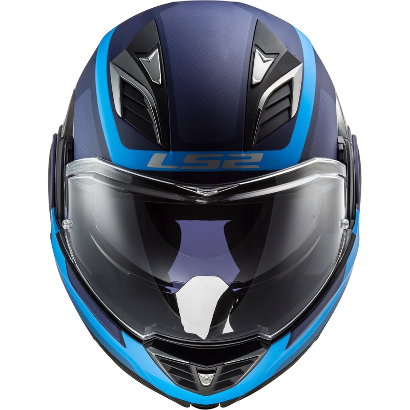 LS2 FF900 Valiant II Orbit modra zložljiva motoristična čelada