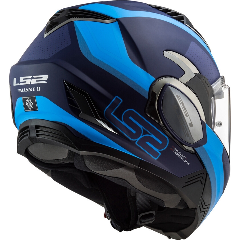 LS2 FF900 Valiant II Orbit modra zložljiva motoristična čelada