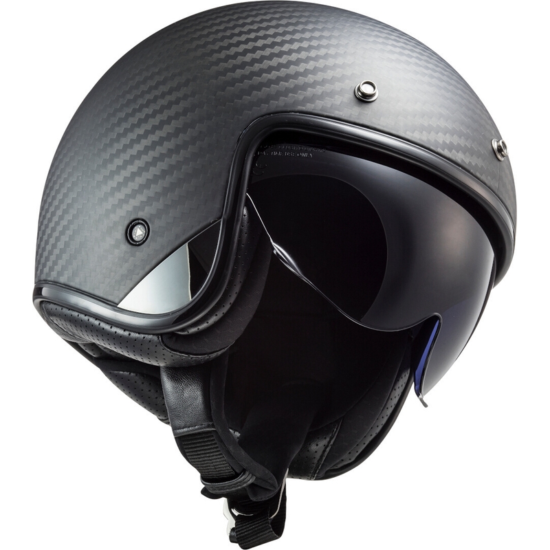 Odprta motoristična čelada LS2 OF601 Bob C Carbon