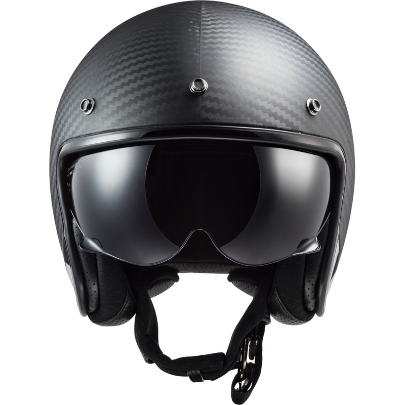 Odprta motoristična čelada LS2 OF601 Bob C Carbon