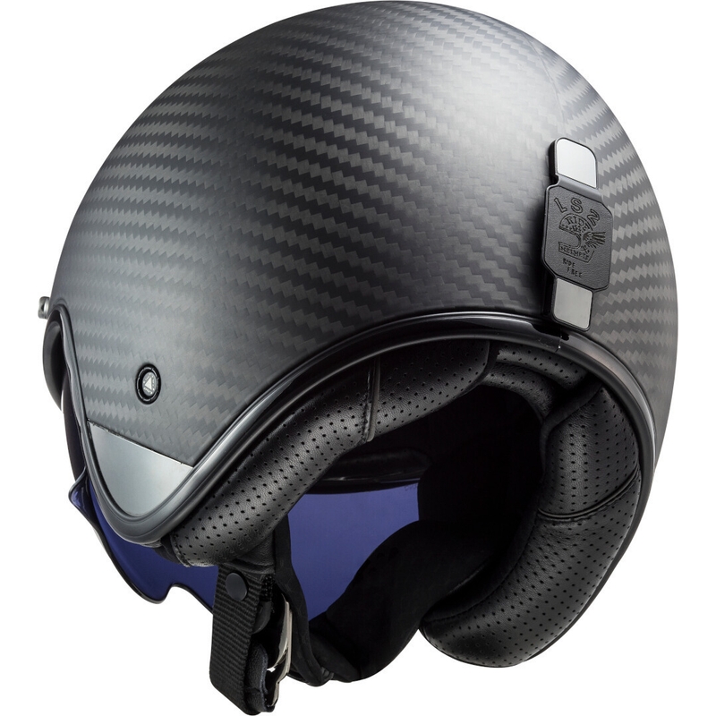 Odprta motoristična čelada LS2 OF601 Bob C Carbon