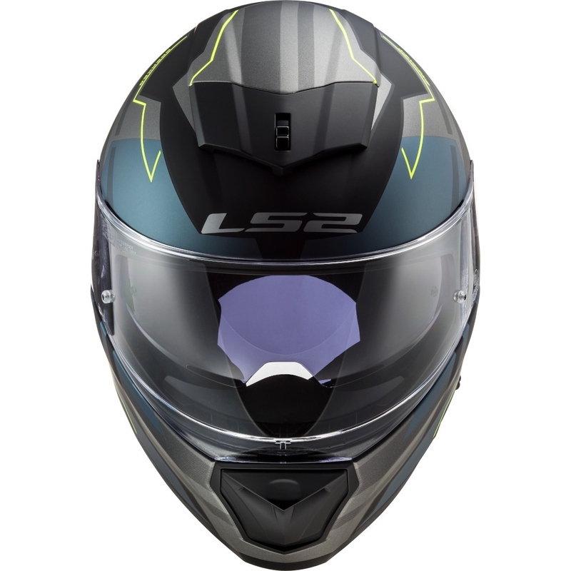 LS2 FF390 Breaker Beta črno-modro-rumena integralna motoristična čelada