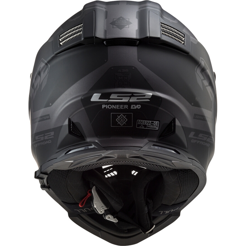 Enduro čelada LS2 MX436 Pioneer EVO Cobra črno-modra