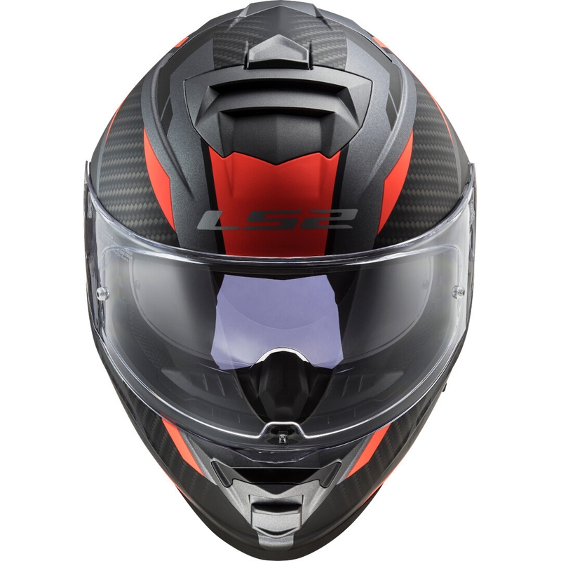 LS2 FF800 Storm Racer titanium-fluo oranžna integralna motoristična čelada