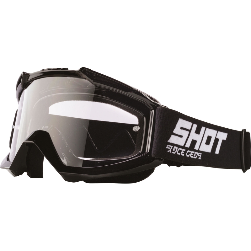 Motokros očala Shot Assault Solid black