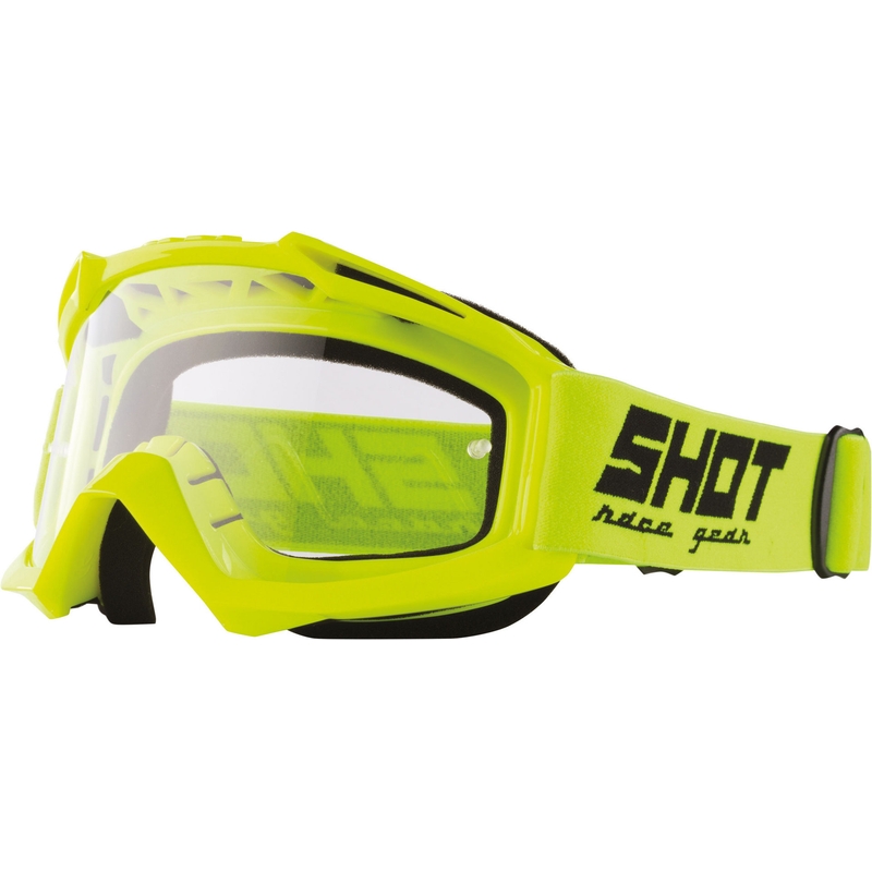 Motokros očala Shot Assault Solid fluo rumena