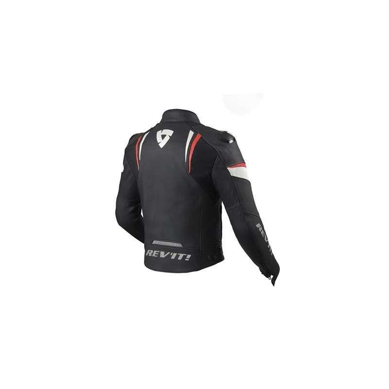 Revit Glide Black-Neon Red Motorcycle Jacket razprodaja