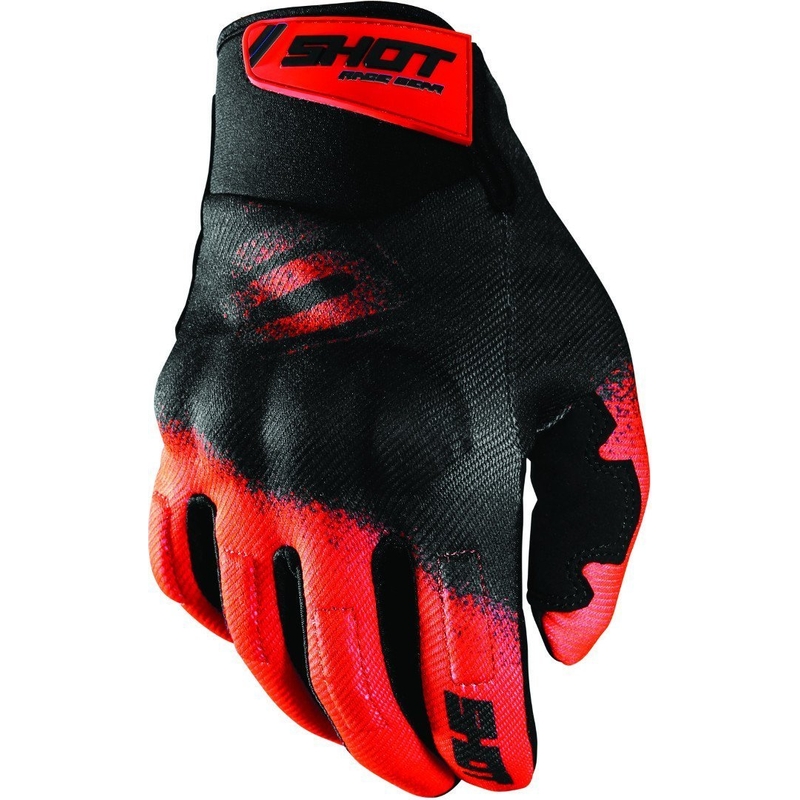 Motokros rokavice Shot Drift Smoke black-fluo orange razprodaja