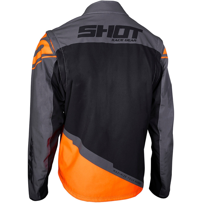 Softshell jakna Shot Lite black-grey-orange razprodaja