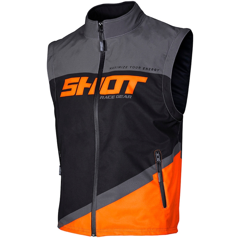 Softshell jopič Shot Lite black-grey-fluo orange razprodaja