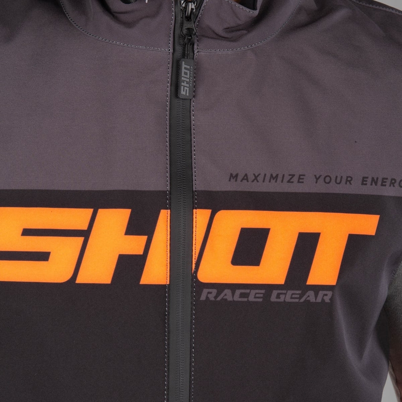 Softshell jopič Shot Lite black-grey-fluo orange razprodaja