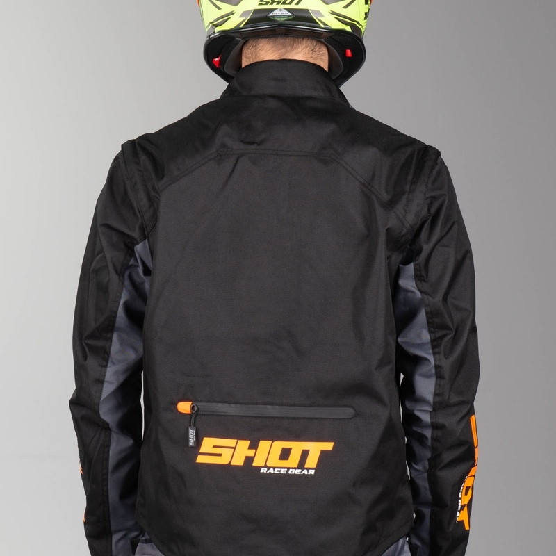 Jakna Shot Contact black-fluo orange razprodaja