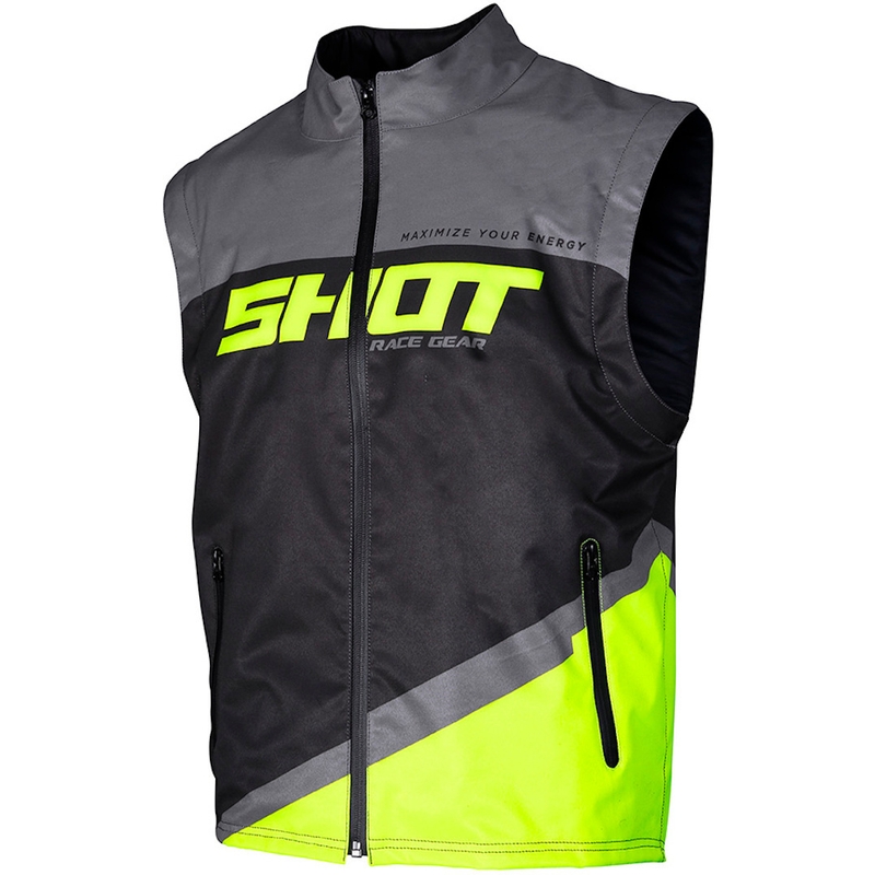 Softshell jopič Shot Lite black-grey-fluo yellow razprodaja