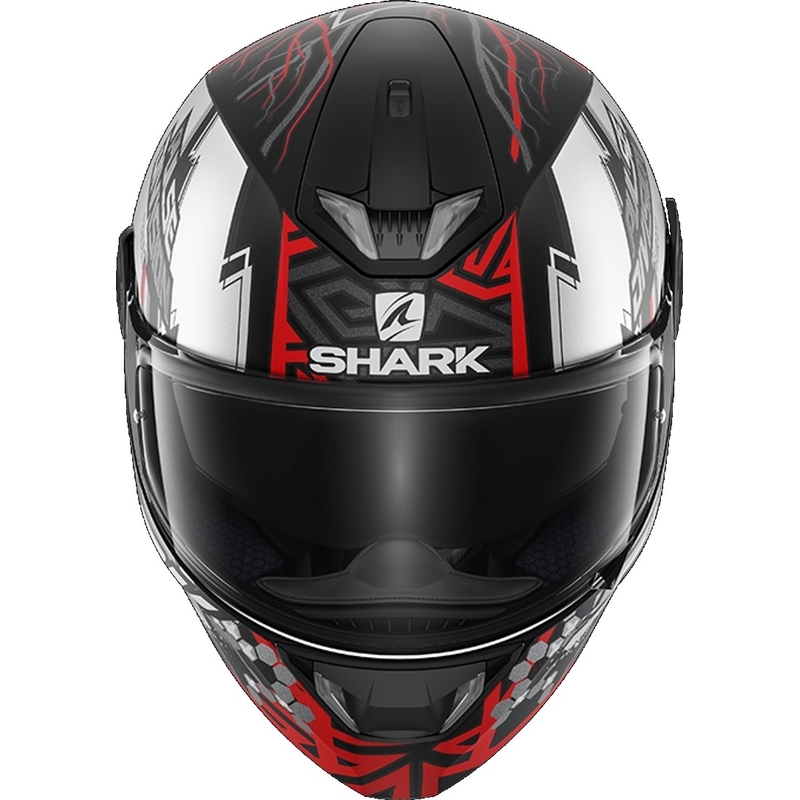 Integralna čelada SHARK SKWAL 2.2 Noxxys črna-srebrna-rdeča