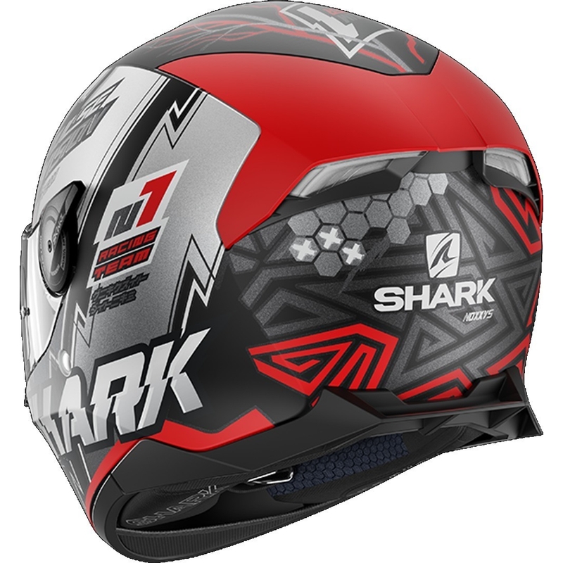 Integralna čelada SHARK SKWAL 2.2 Noxxys črna-srebrna-rdeča
