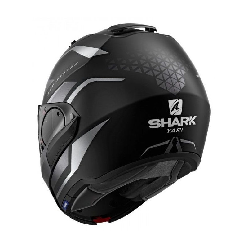 Nagibna čelada SHARK EVO-ES Yari črno-siva