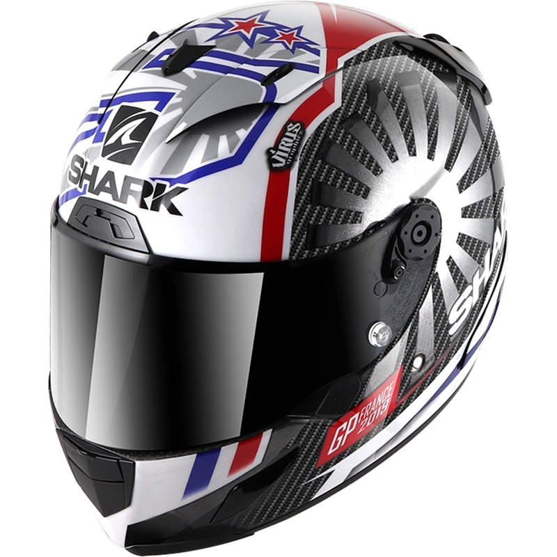 Integralna čelada SHARK RACE-R PRO CARBON Zarco GP De France Replika 2019