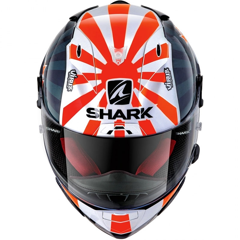 Integralna čelada SHARK RACE-R PRO Zarco Replika 2019 modro-bela-oranžna razprodaja