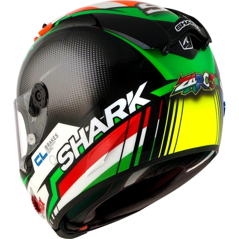 Integralna čelada SHARK RACE-R PRO Zarco Replika 2017 črno-rdeče-zelena