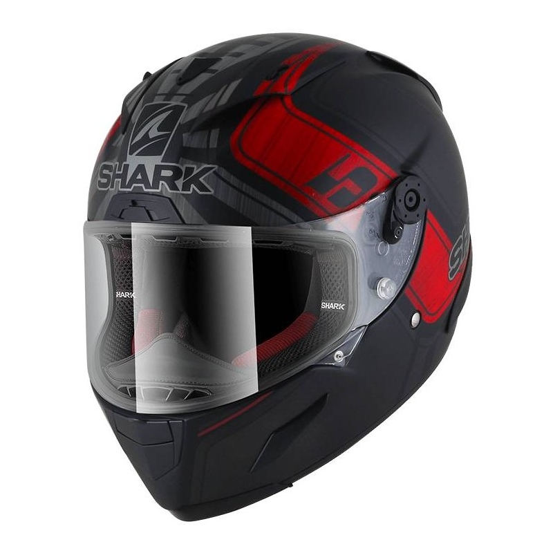 Integralna čelada SHARK RACE-R PRO Zarco GP De France Replica Mat Black-Grey-Red