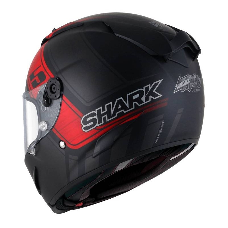 Integralna čelada SHARK RACE-R PRO Zarco GP De France Replica Mat Black-Grey-Red