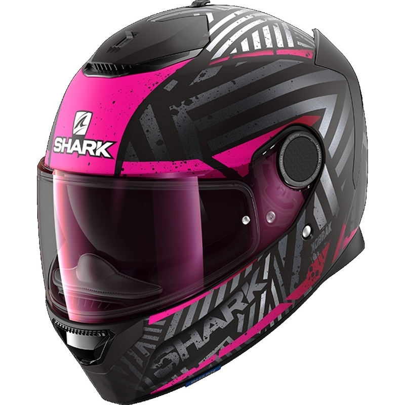 Integralna čelada SHARK SPARTAN 1.2 Kobrak črno-sivo-rožnata razprodaja
