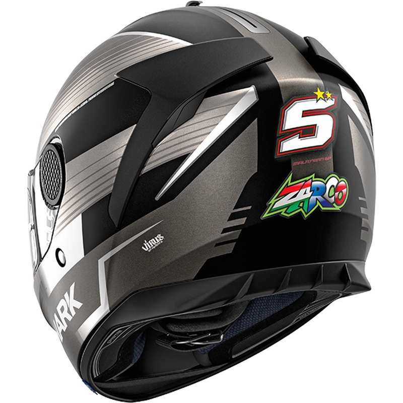 Integralna čelada SHARK SPARTAN 1.2 Zarco Malaysia GP Mat black-silver-anthracite razprodaja
