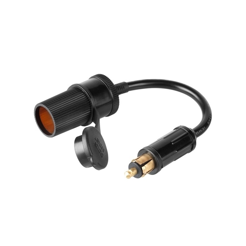 DIN adapter za interfon s priključkom iz majhne moto vtičnice v avtomobilsko vtičnico