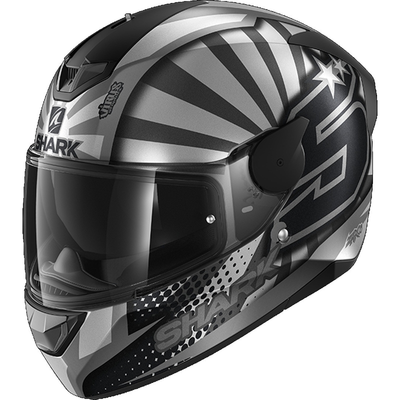 Integralna čelada SHARK D-SKWAL 2 Zarco 2019 Mat Replica Black-Grey-Silver razprodaja