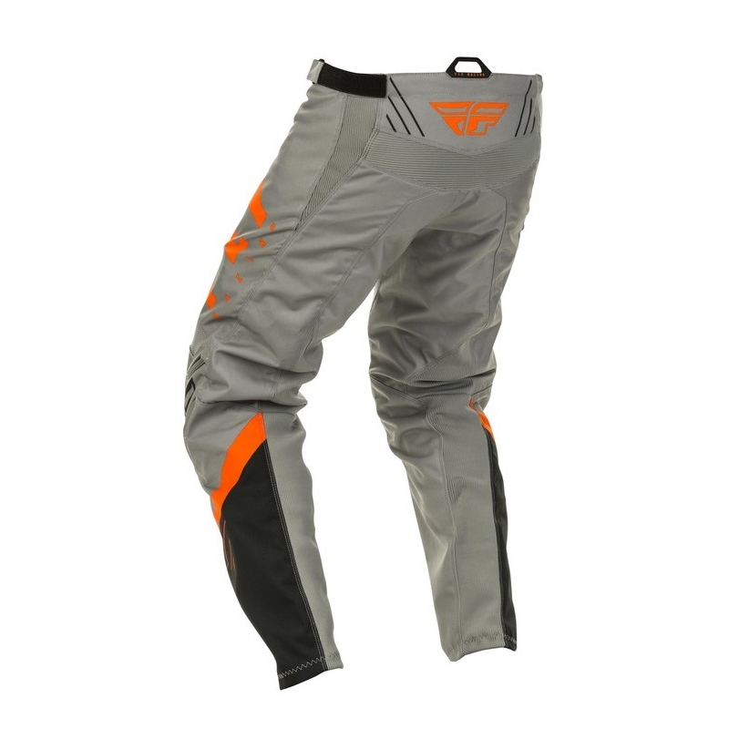 Motokros hlače FLY Racing F-16 2020 sivo-črno-oranžne