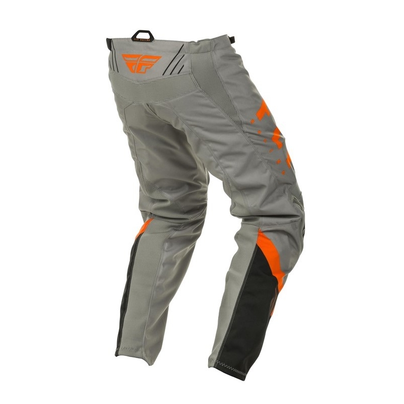 Motokros hlače FLY Racing F-16 2020 sivo-črno-oranžne