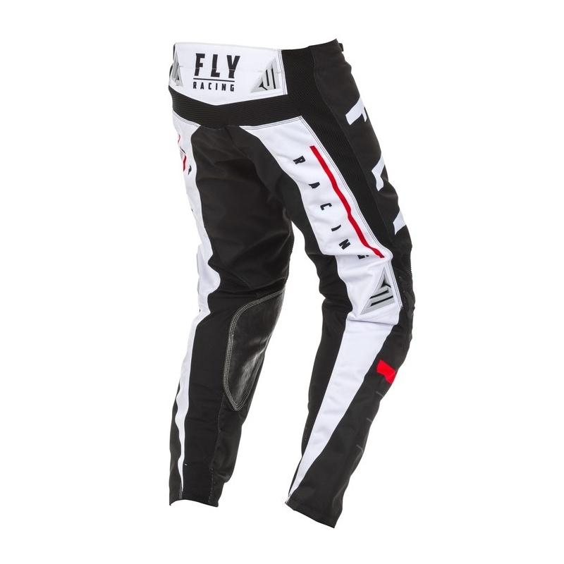 Motokros hlače FLY Racing Kinetic K120 črno-bela-rdeča