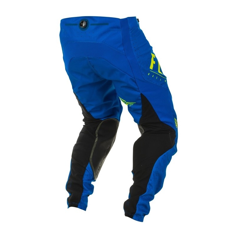 Motokros hlače FLY Racing Lite 2020 modro-črna-fluo rumena