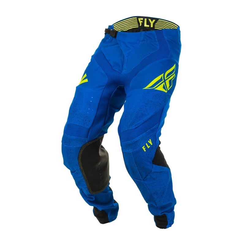 Motokros hlače FLY Racing Lite 2020 modro-črna-fluo rumena