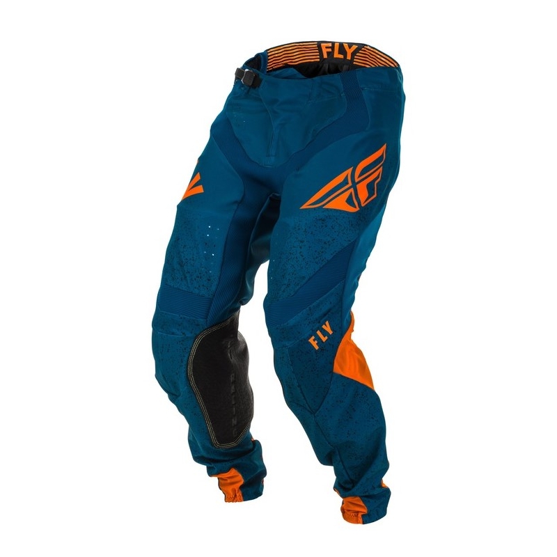 Motokros hlače FLY Racing Lite 2020 oranžno-modre