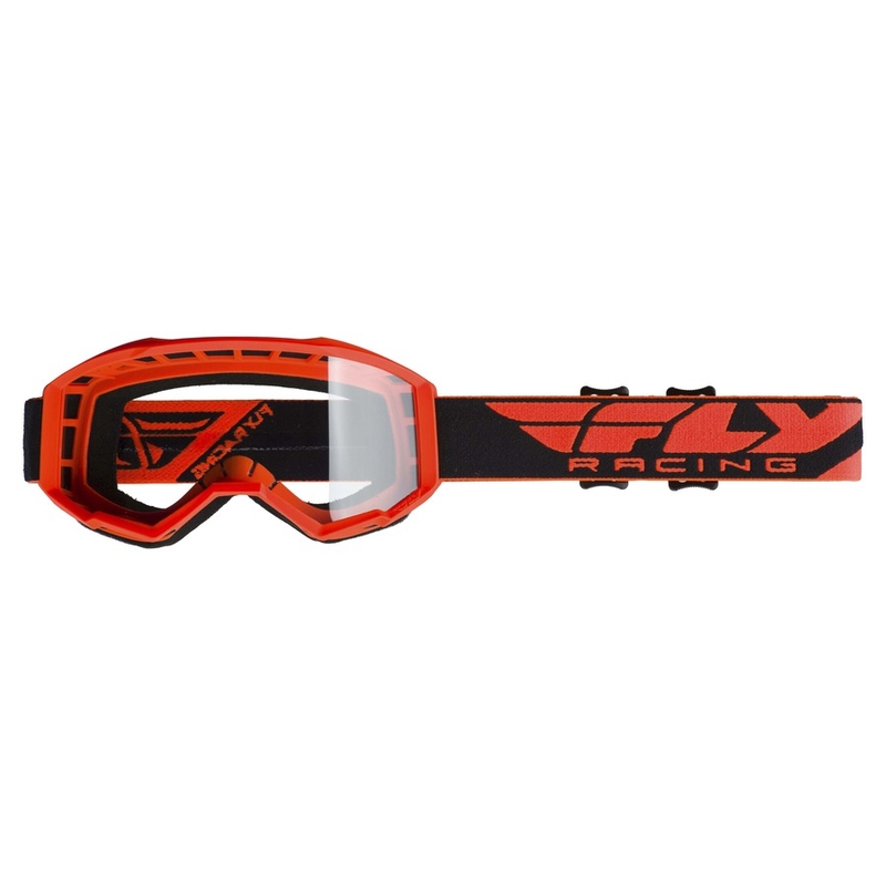 Motokros očala FLY Racing Focus 2019 črno-oranžna razprodaja